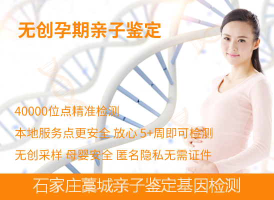 石家庄藁城无创产前DNA亲子鉴定