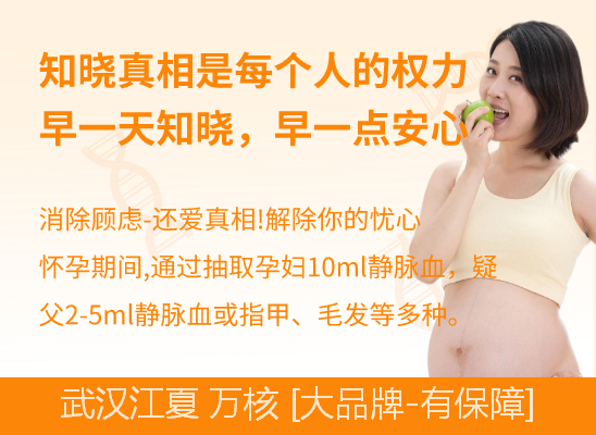 武汉江夏孕期做亲子鉴定