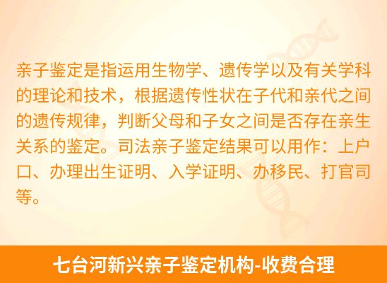 七台河新兴新生儿(未婚生子)上户亲子鉴定