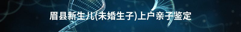 眉山新生儿(未婚生子)上户亲子鉴定