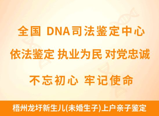 梧州龙圩新生儿(未婚生子)上户亲子鉴定