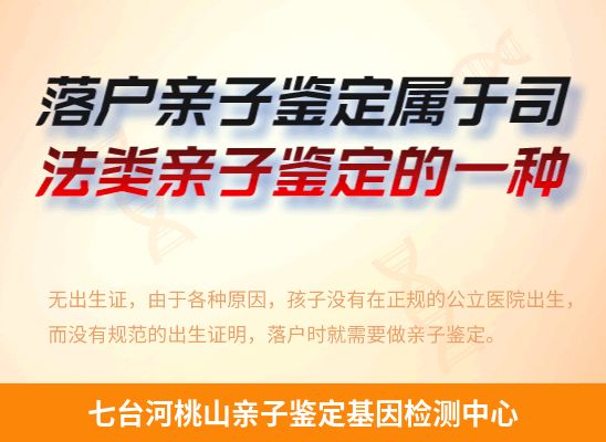 七台河桃山新生儿(未婚生子)上户亲子鉴定