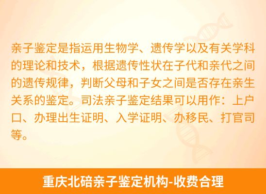 重庆北碚新生儿(未婚生子)上户亲子鉴定