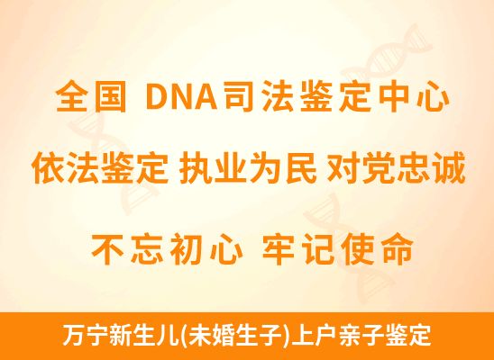 万宁新生儿(未婚生子)上户亲子鉴定