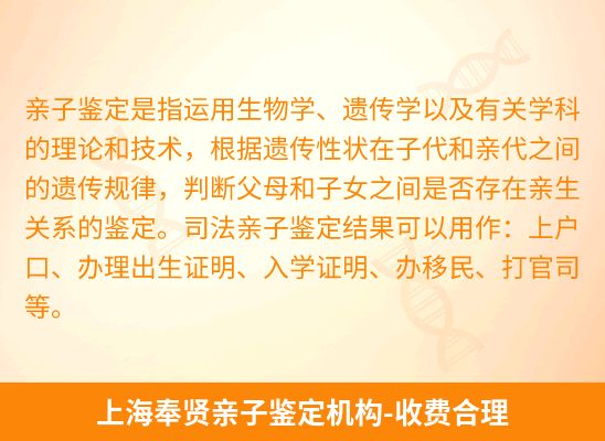 上海奉贤新生儿(未婚生子)上户亲子鉴定