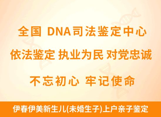 伊春伊美新生儿(未婚生子)上户亲子鉴定