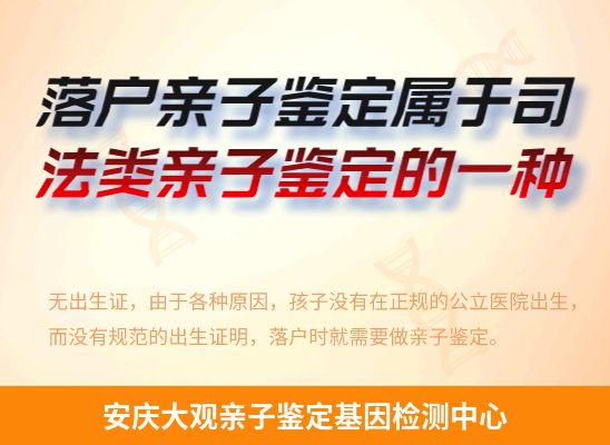 安庆大观学籍上学或考试亲子鉴定