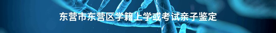 东营学籍上学或考试亲子鉴定