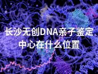 长沙无创DNA亲子鉴定中心在什么位置