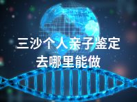三沙个人亲子鉴定去哪里能做