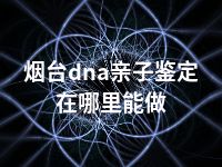 烟台dna亲子鉴定在哪里能做