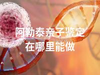 阿勒泰亲子鉴定在哪里能做