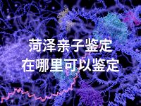 菏泽亲子鉴定在哪里可以鉴定