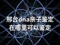 邢台dna亲子鉴定在哪里可以鉴定